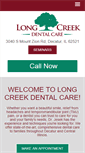 Mobile Screenshot of longcreekdentalcare.com